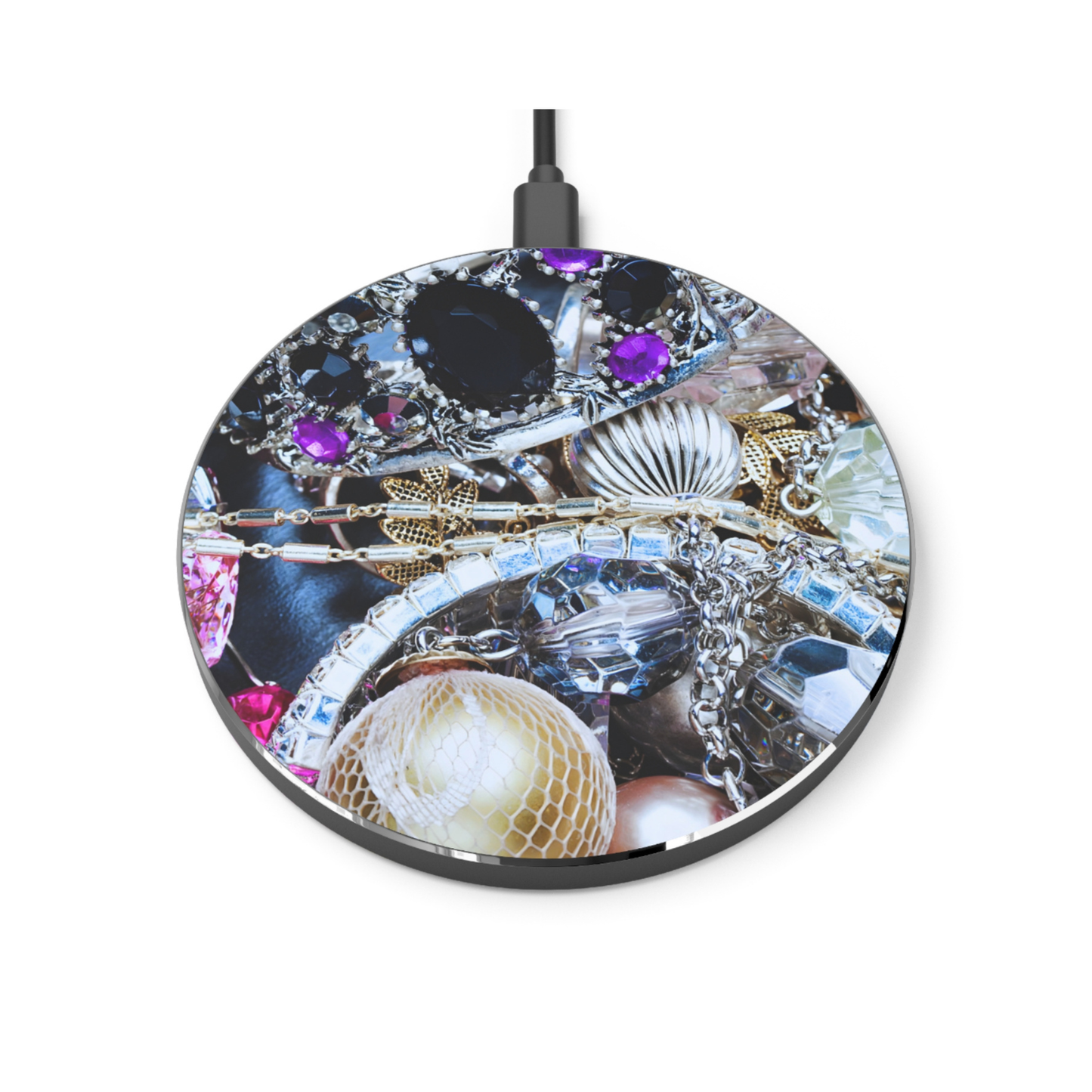 Wireless Charger – Chrome Jewel