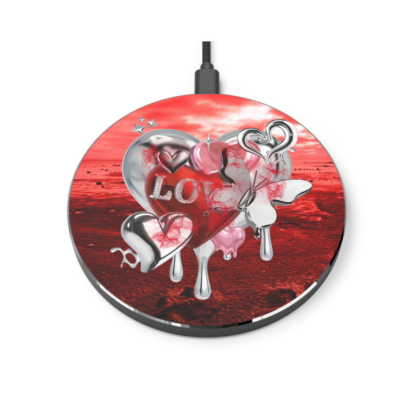 Wireless Charger – Chrome Love