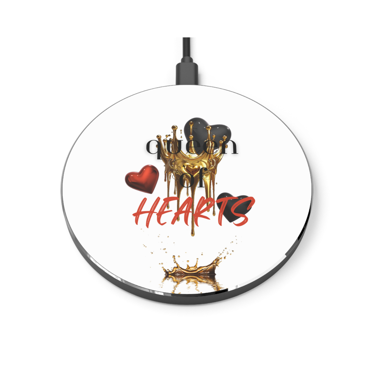 Wireless Charger – Queen of Hearts