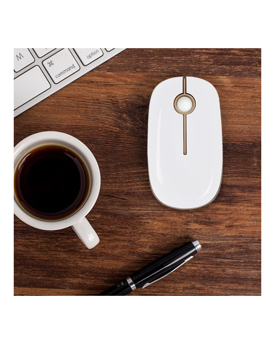 Wireless Mouse - 2.4G, Slim Portable, Silent Optical