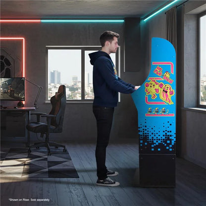 Ms. PAC - MAN Classic SE Arcade Machine – 4 - Foot Cabinet, 13 Classic Video Games, 15.6” IPS Display, Easy Assembly, Perfect for at - Home Gaming