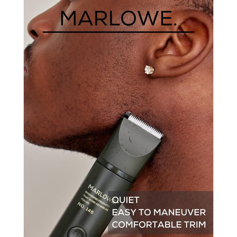 Professional Waterproof Body Hair Trimmer - MARLOWE. No. 145, Rechargeable & Cordless