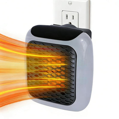 Heater Wall Outlet Small Space Heater with Adjustable Thermostat, Programmable 12-Hour Timer, Auto Shut off - Quiet, Space-Saving, Ceramic