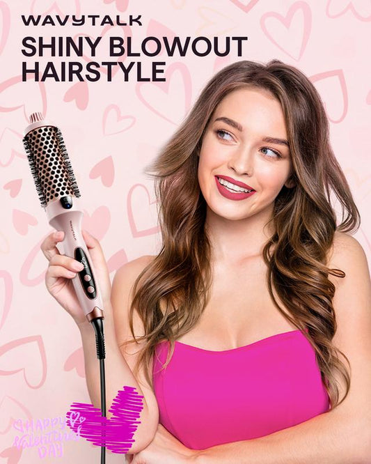 Wavytalk 1.5 Inch Ionic Thermal Brush: Blowout Boost