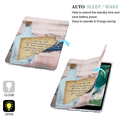 Tablet Case with Pencil Holder – Written in the Tide