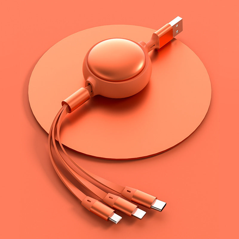 3-in-1 Retractable Charging Cable – Tangle-Free Travel Ready