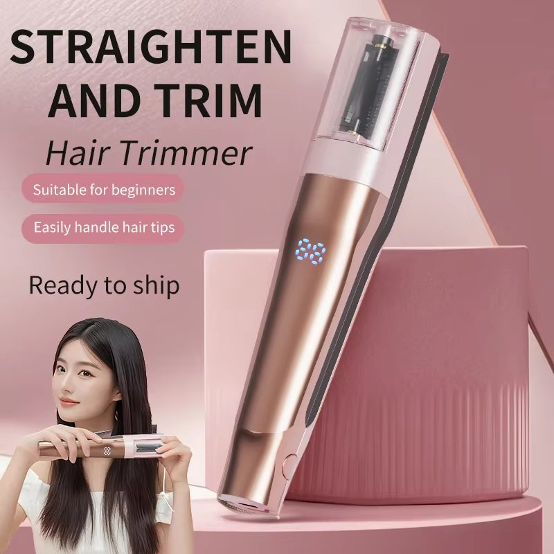 Hair Ends Trimmer Split Remover Dry Damaged Brittle Professional Automatic Trim Split for Women Cordless Hair Cutting Machine