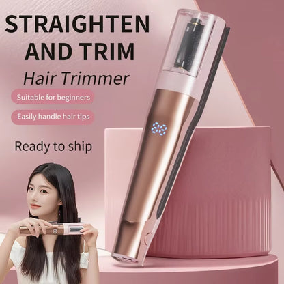 Hair Ends Trimmer Split Remover Dry Damaged Brittle Professional Automatic Trim Split for Women Cordless Hair Cutting Machine