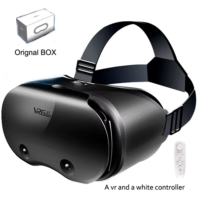 Vrgpro X7 3D Helmet VR Glasses 3D Glasses Virtual Reality Glasses VR Headset for Google Cardboard 5-7' Mobile with Original Box