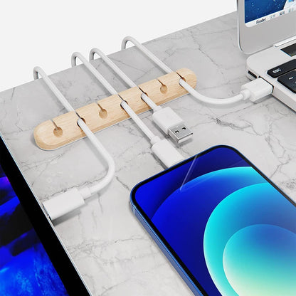 Cable Holder Clips, 3-Pack Cable Management Cord Organizer Clips Silicone Self Adhesive for Desktop USB Charging Cable Nightstand Power Cord Mouse Cable Wire PC Office Home