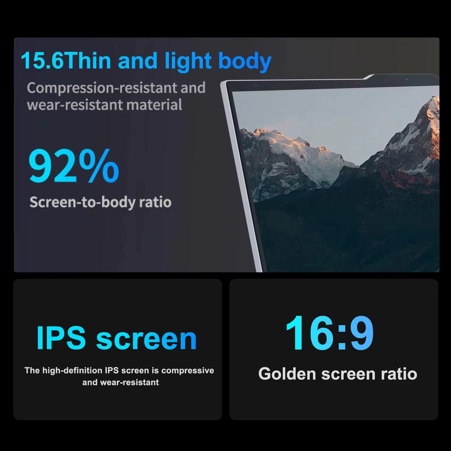 Xiaman 15.6" Portable Gaming Laptop  Core I9 8950HK I3 6100U Wins 11 Gamer PC 16GB RAM 1TB SSD Notebook Computer Laptops