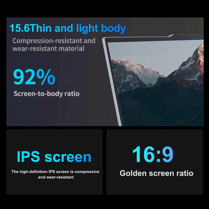 Xiaman 15.6" Portable Gaming Laptop  Core I9 8950HK I3 6100U Wins 11 Gamer PC 16GB RAM 1TB SSD Notebook Computer Laptops