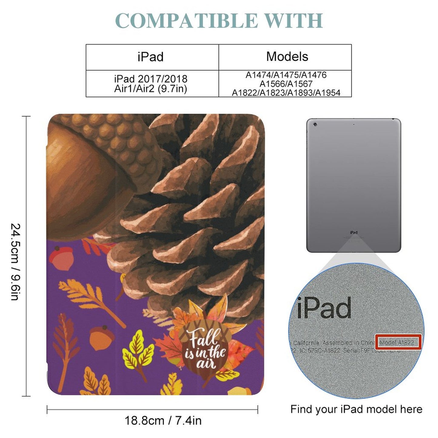 Tablet Case with Pencil Holder – Pine & Plenty