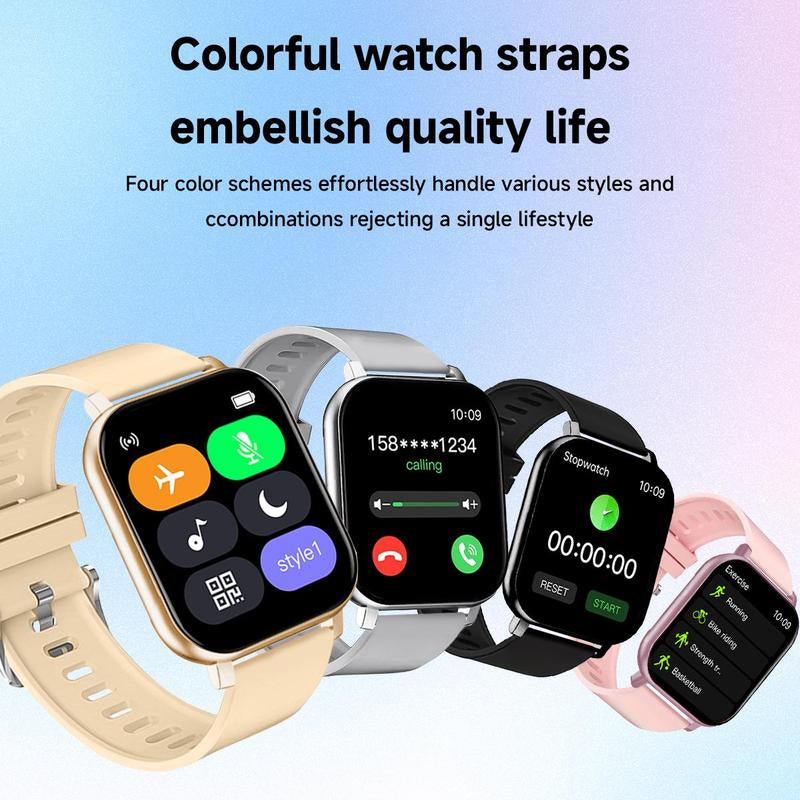 1.83" HD Smartwatch: SIMSONLAB BT Calling, Fitness & Weather, iOS/Android