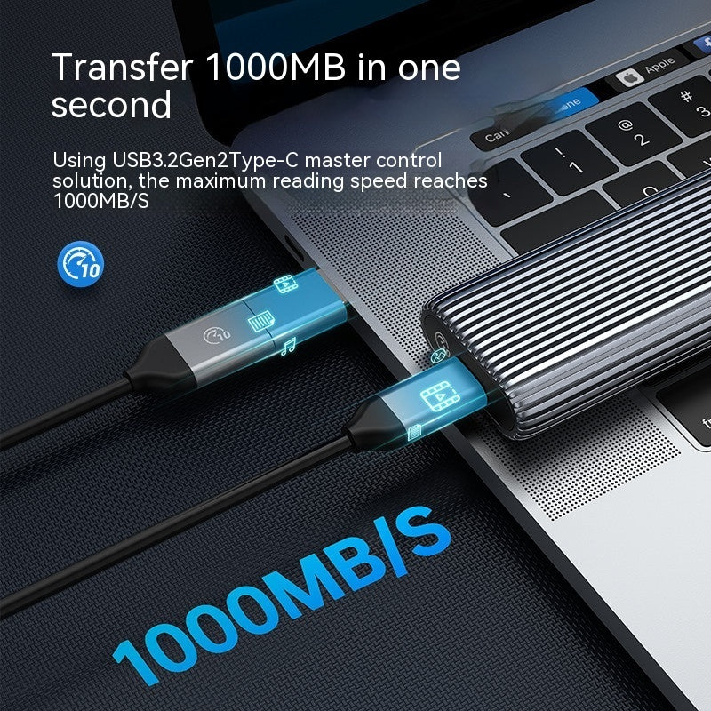 Notebook SSD External Enclosure - Portable Storage Adapter Case