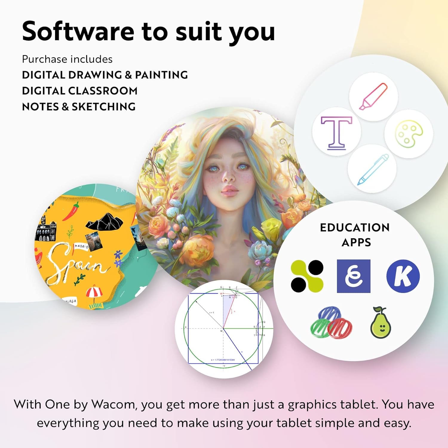 Wacom One Small Graphics Tablet