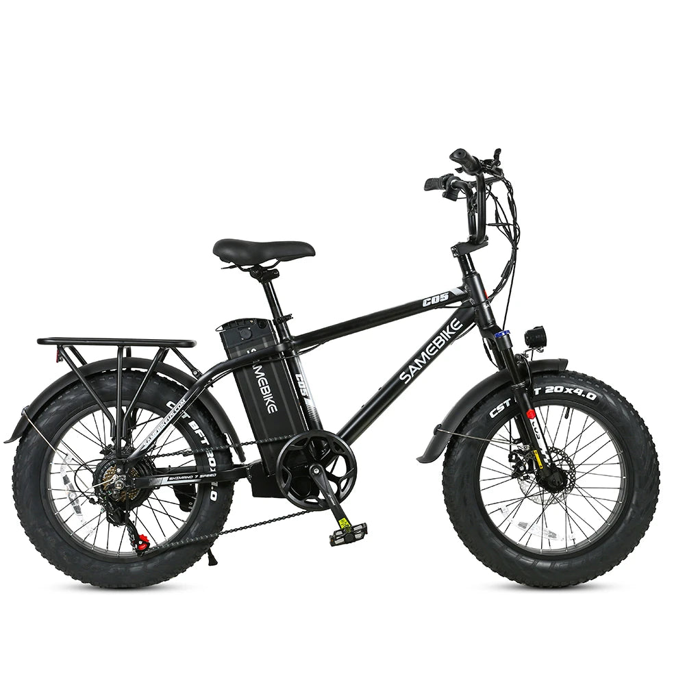 [USA Direct]  XWC05 13Ah 48V 750W 20*4.0 Inches Electric Bike Smart Bike 60-80Km Mileage Max Load 100-150Kg with EU Plug Dual Dics Brake