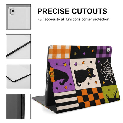 Book Style Tablet Case – Spooky Patchwork