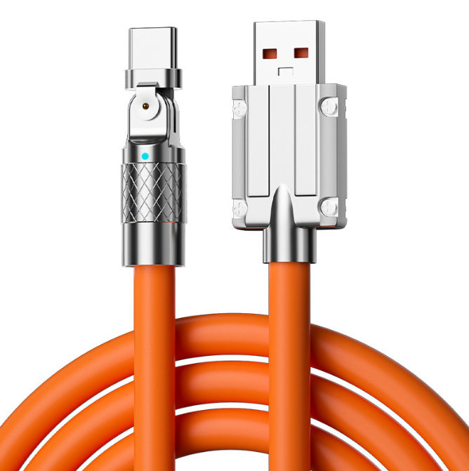 Right-Angle Gaming Charging Cable – Play While You Charge