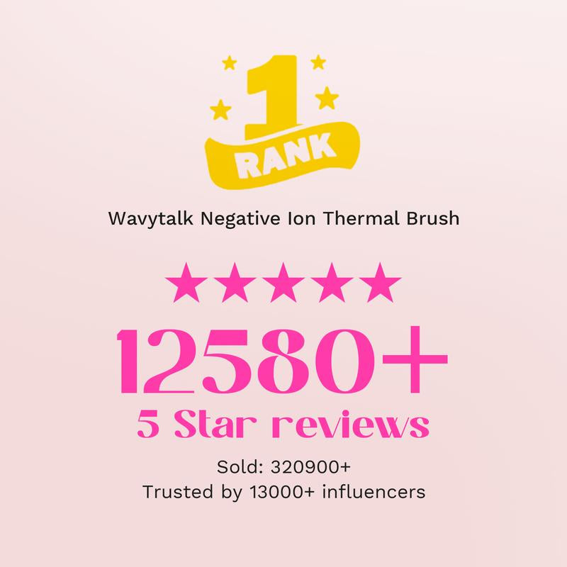 Wavytalk 1.5 Inch Ionic Thermal Brush: Blowout Boost