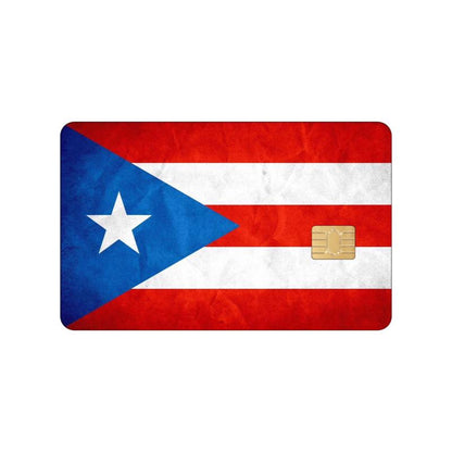 Puerto Rico Card Skin: Matte Finish, Premium Quality, No Residue