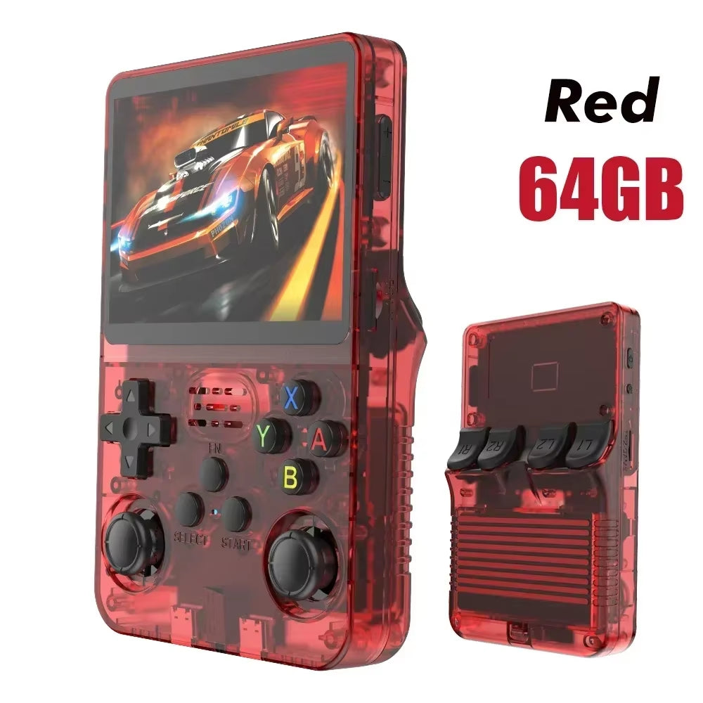 R36S Retro Gaming System: 256GB, 3.5" IPS, Portable