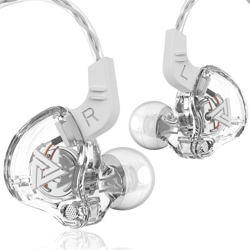Original QKZ AK6 Copper Driver Hifi Wired Earphone 3.5MM Race Sport Headphone Bass Stereo Headset Music Earbuds in Ear with Mic