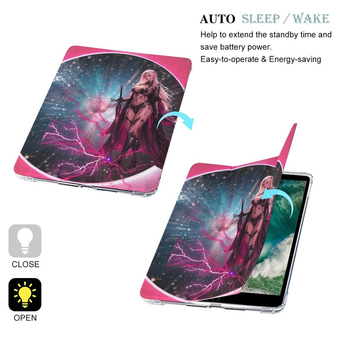 Tablet Case with Pencil Holder – Starborn Fury