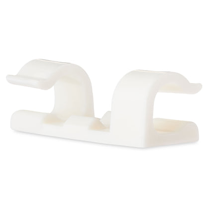 Peel and Stick Adhesive Cable Management Clips, 24 Count