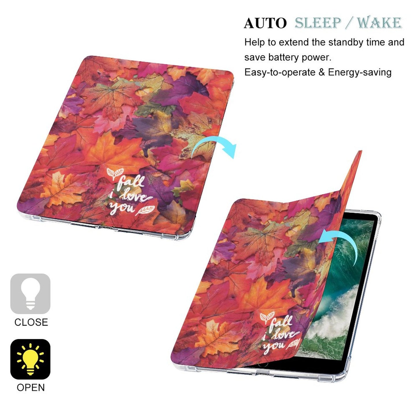 iPad Case with Pencil Holder(One-sided Printing)