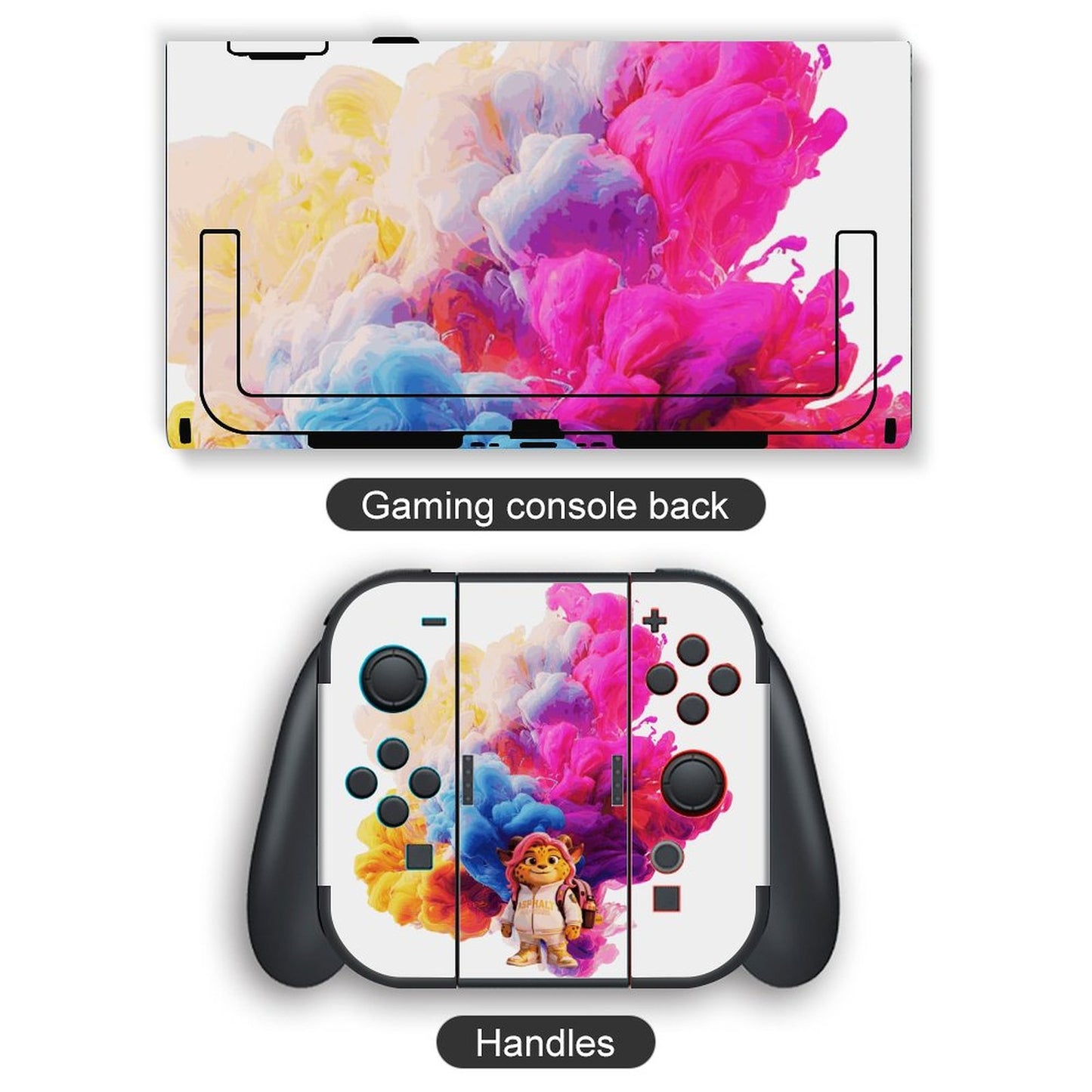 Console Skin Kit – Monster Splash