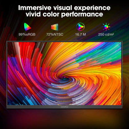 27" FHD 1080P Computer Monitor, 100Hz PC Monitor, Adaptive-Sync HDMI&DP Ports, E2711F