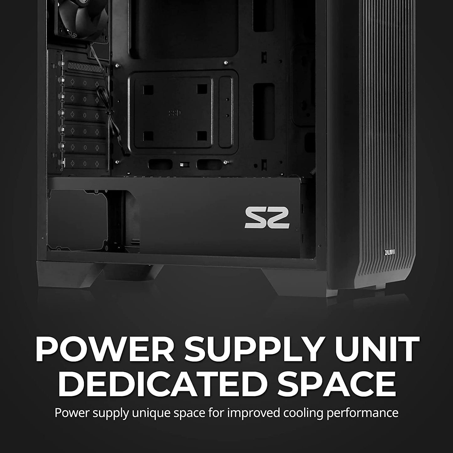 S2 ATX Mid-Tower PC Case, 3 X Pre-Installed 120Mm  Quiet Fans (Support up to 8 Fans), High Airflow Mesh Front Panel, Support Gpus up to 330Mm, USB 3.0