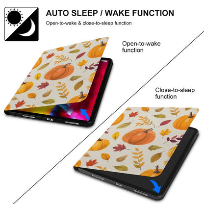 Book Style Tablet Case – Falling for Pumpkin
