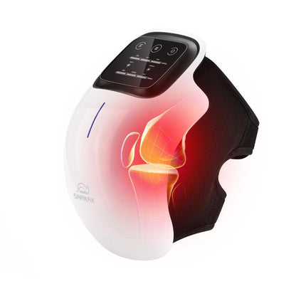 Snailax Cordless Knee Massager with Heat, 3 Vibration Modes & 3 Heating Levels, LED Touch Screen, Ergonomic Design, Gifts for Men & Women