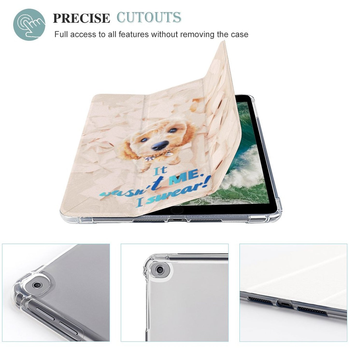 iPad Case with Pencil Holder(One-sided Printing)
