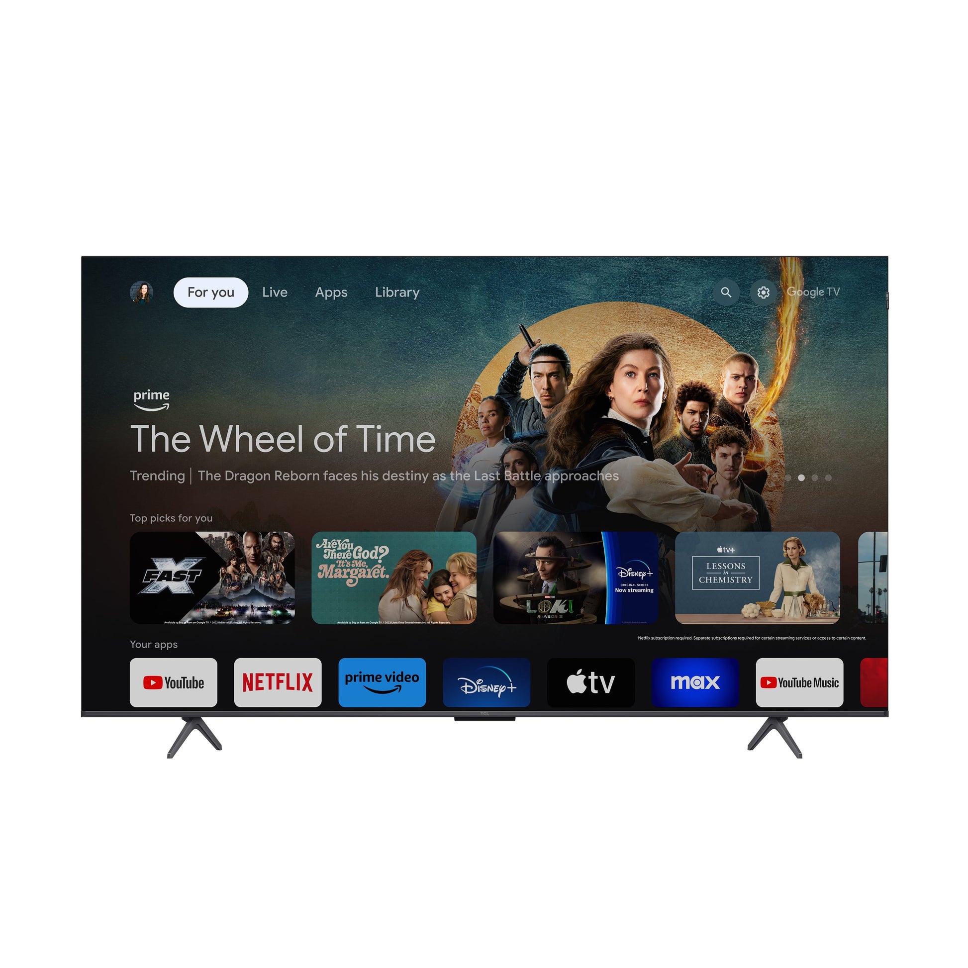 55” Class Q6 (55Q651G) 4K UHD HDR QLED Smart TV with Google TV (NEW 2024)