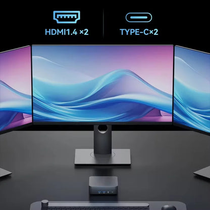 2025 Mini PC Core I9 8950HK N5095A Windows 11 Pro Desktop Pc Gaming Computer 16GB DDR4 1TB SSD Wifi6 BT5.2 4K Portable Pc