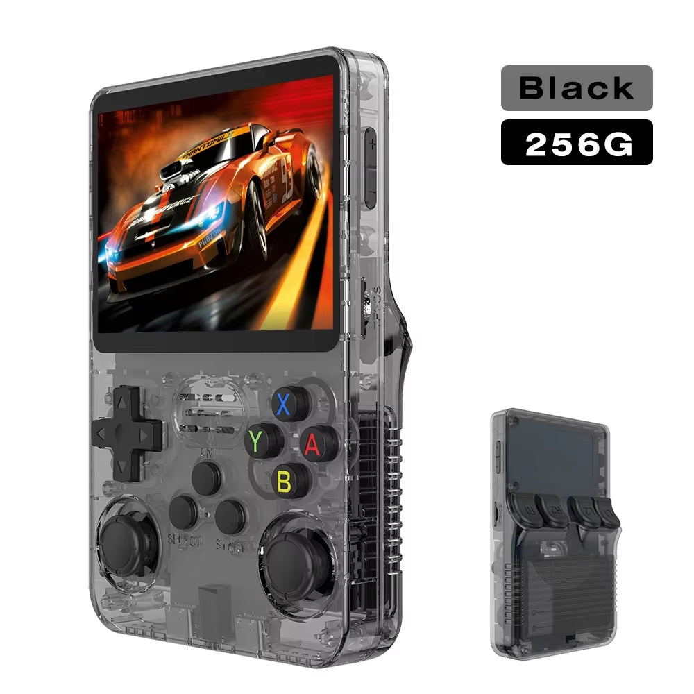 R36S Retro Gaming System: 256GB, 3.5" IPS, Portable