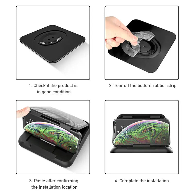 Dashboard Holder for Phone Universal Car Phone Holder Mount anti Slip GPS Navigation Support Auto Smartphone Stand Car Goods