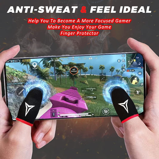 Guante 10 Para Dedos Juegos Pantalla Teléfono Celular Gaming Finger Sleeve Gamer