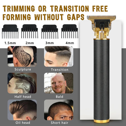 Hair Clippers for Men Cordless Trimmer Haircut Machine Kit, Black