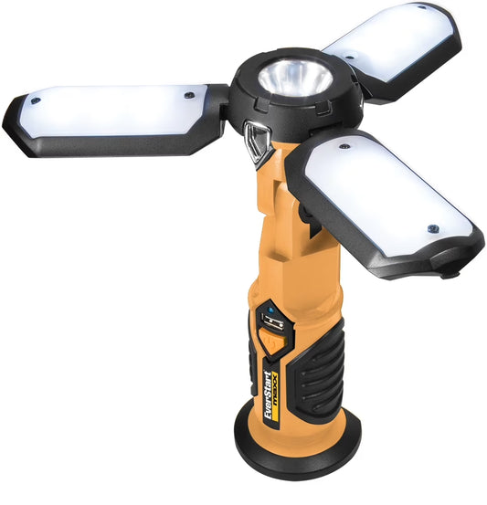 1000 Lumen LED Portable Folding Work Light W/ Magnetic Base, USB Power