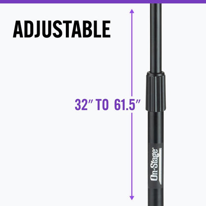 MS7701B Tripod Microphone Boom Stand, Black