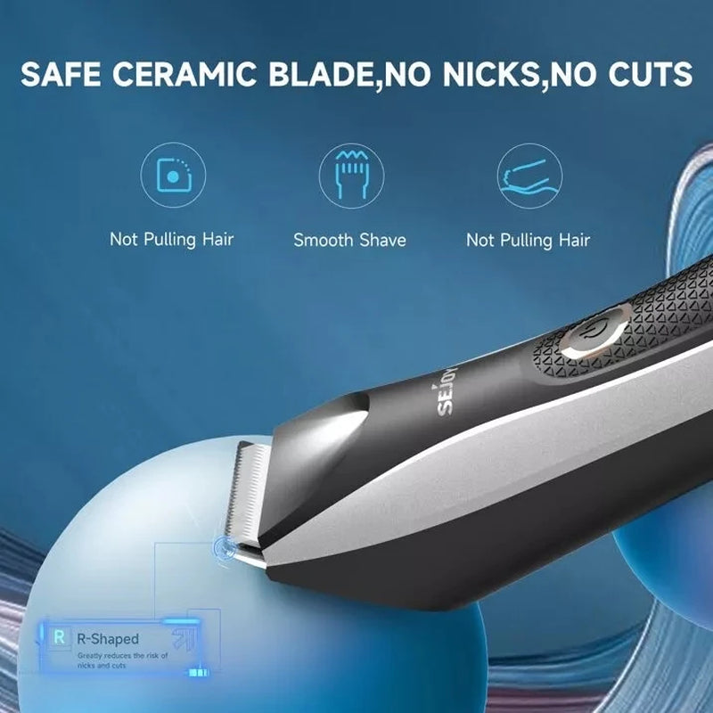 Body Hair Trimmer for Men Pubic Hair Trimmer Ball Shaver Hair Cutting Machine