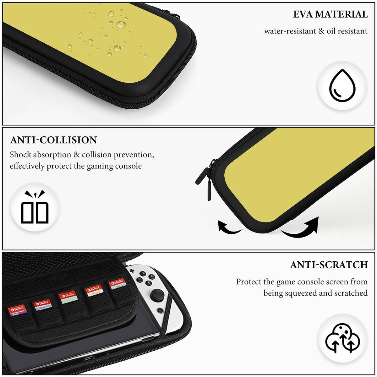 Travel Case – Cornfield Gold – Compatible with Nintendo Switch