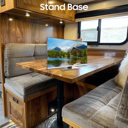 Smart RV TV, 24 Inch Android TV with Built-In DVD Player, 12 Volt TV for RV Camper, 1080P FHD, APP Store, Wifi Bluetooth, 2 HDMI & 2 USB, AC/DC Powered (Limo Series)