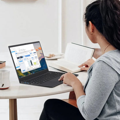 14 Inch Windows 11 Laptops New Intel Celeron N4020 up to 2.6Ghz 8GB RAM 256GB ROM Netbook Laptop Computer for Beginner, Student, Business