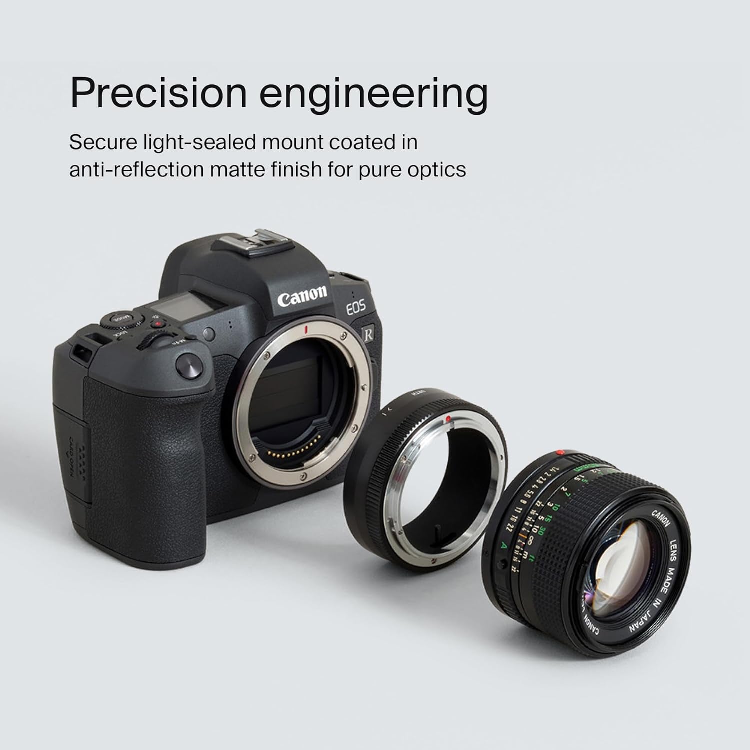 Lens Mount Adapter: Compatible with Canon FD Lens to Canon RF Camera Body