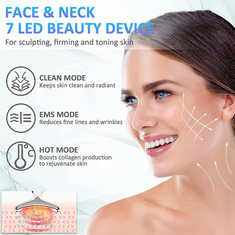 Skin Tightening Facial Massager: Neck & Face Lifting